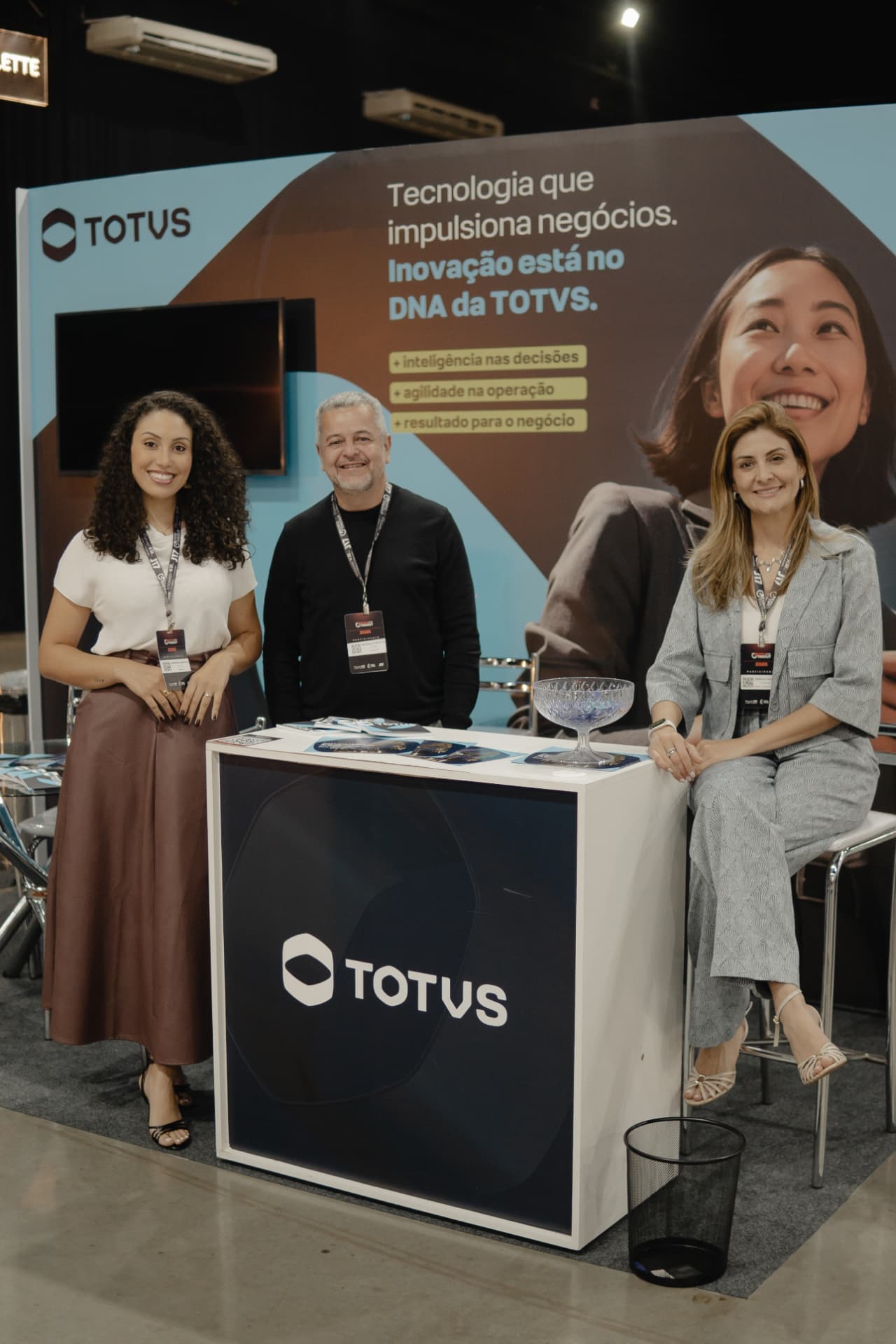 Estande na feira de negócios da Expo Time Out 2026